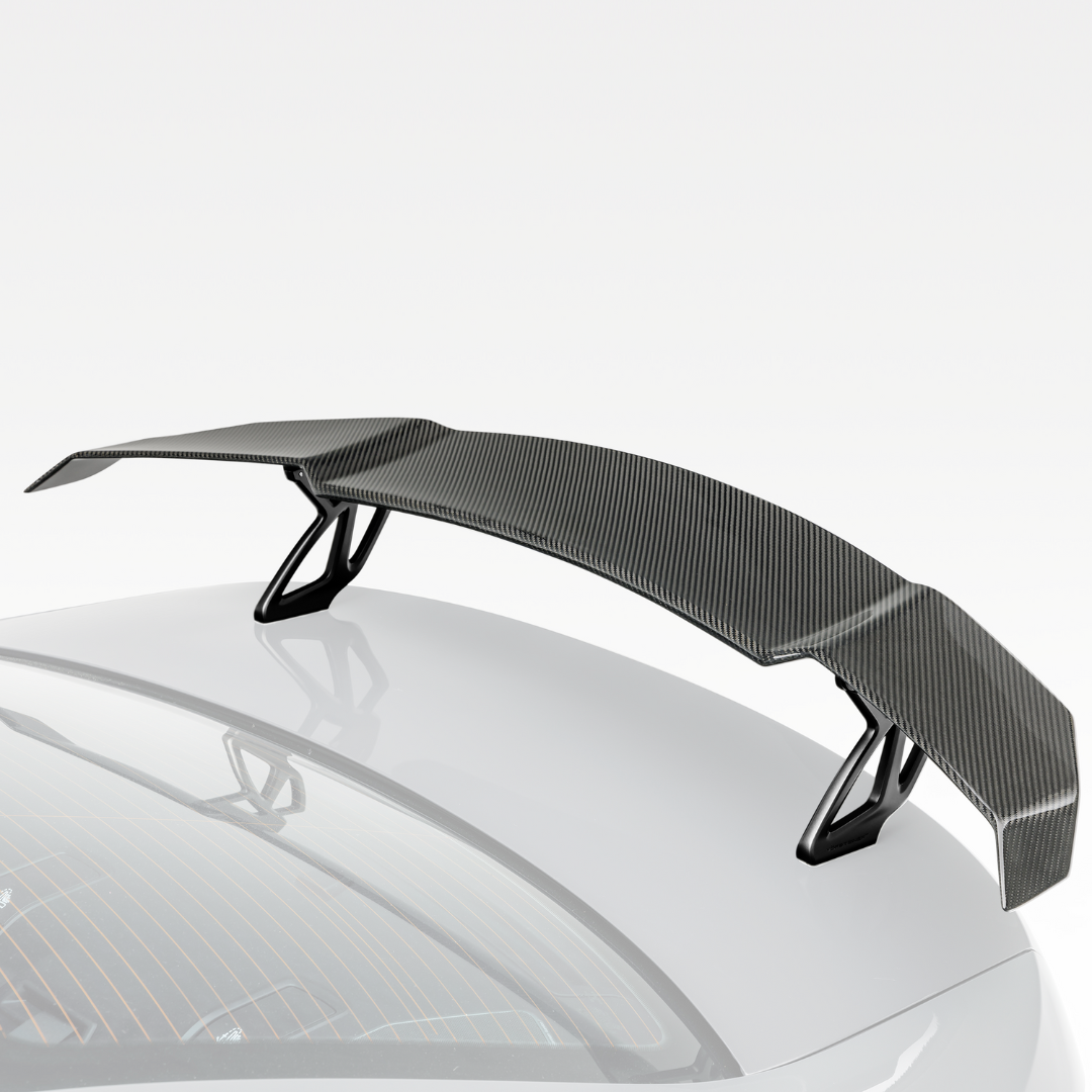 BMW G8X M3 | M4 Carbon Fiber Aero Wing Blade with Matte Black Uprights