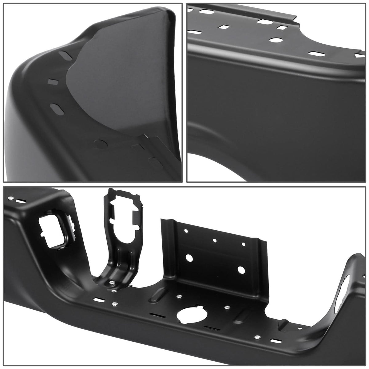 09-24 Dodge Ram 1500 Rear Bumper Bar with Dual Exhaust Black