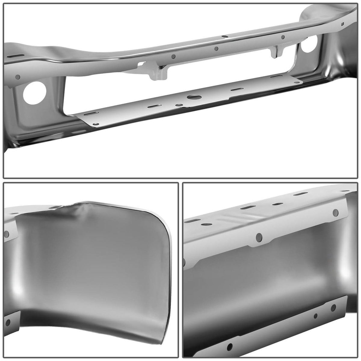 04-08 Ford F-150 / 06-08 Lincoln Mark LT Rear Bumper Chrome