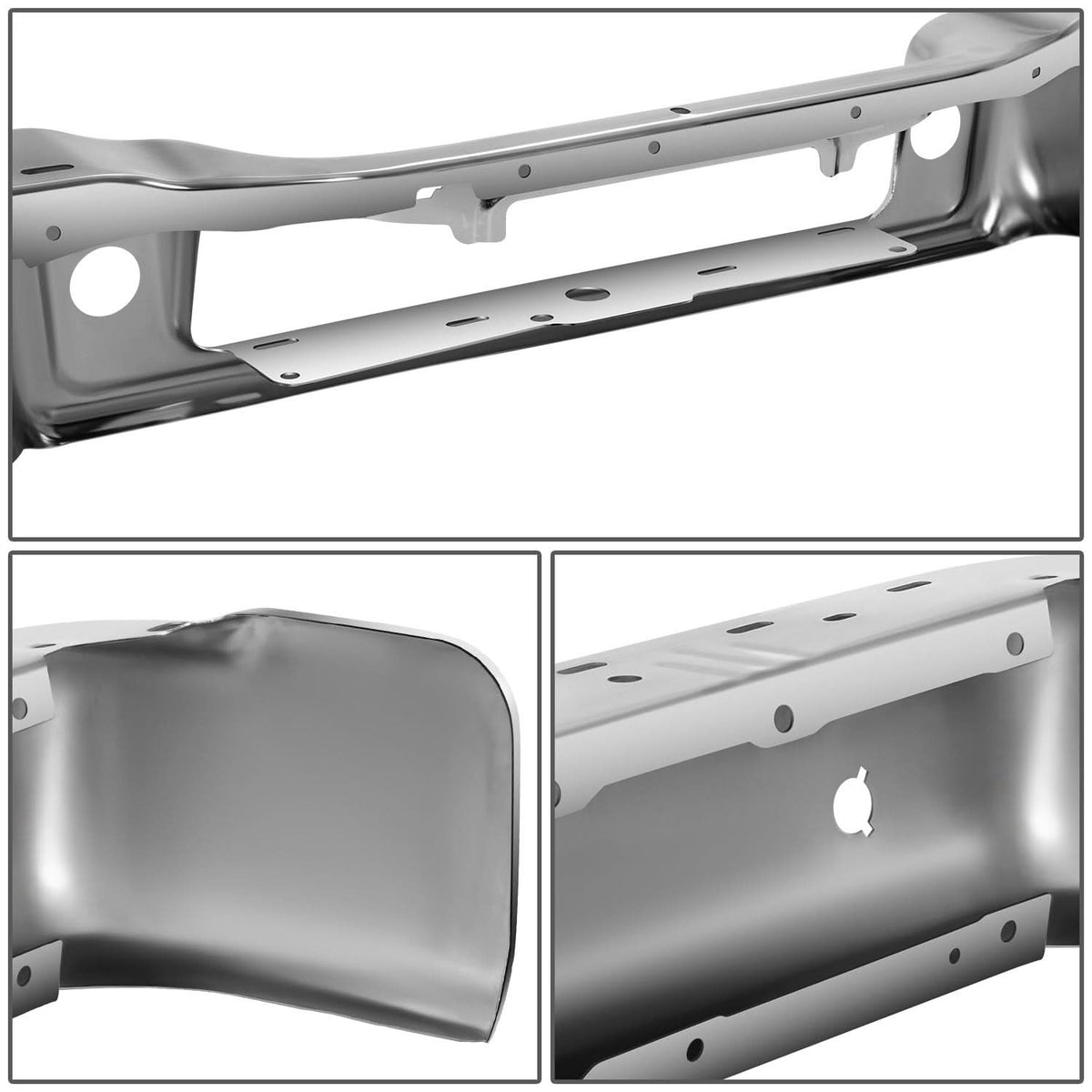 04-08 Ford F-150 / 06-08 Lincoln Mark LT Chrome Rear Bumper