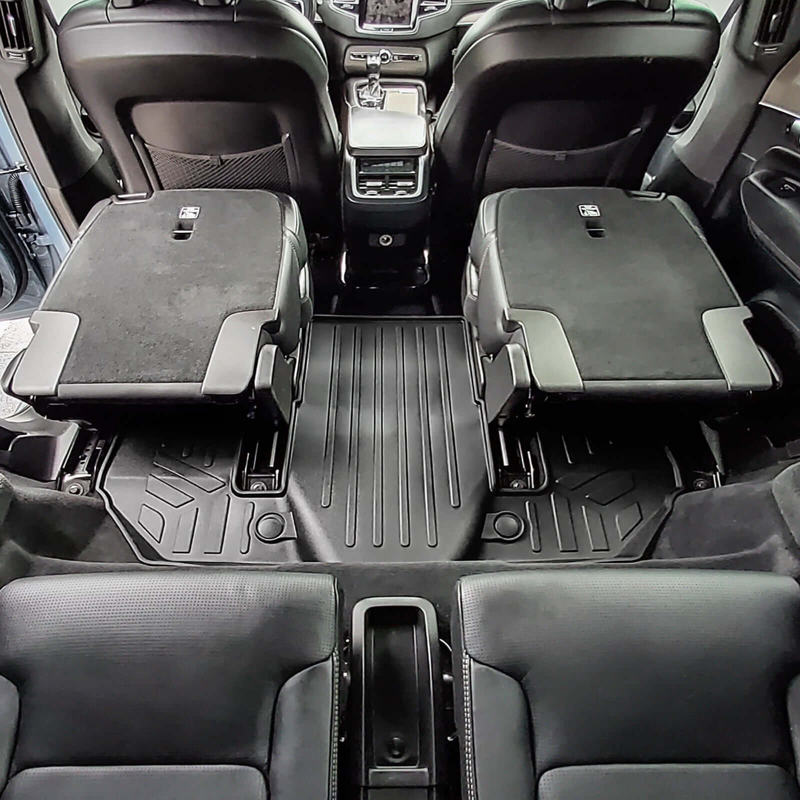 SMARTLINER Custom Fit Floor Liners For 2020-2026 Volvo XC90 (7 Passenger Models. No Plug-in Hybrid Models)