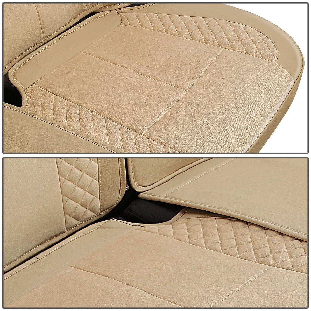 Voris Style Full Set Seat Covers - Beige