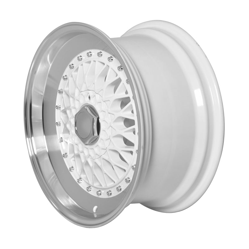 (2) 17X8.5 +25 5X100 / 5X114.3 Step Lip Deep Dish Mesh Wheels Rim Pair
