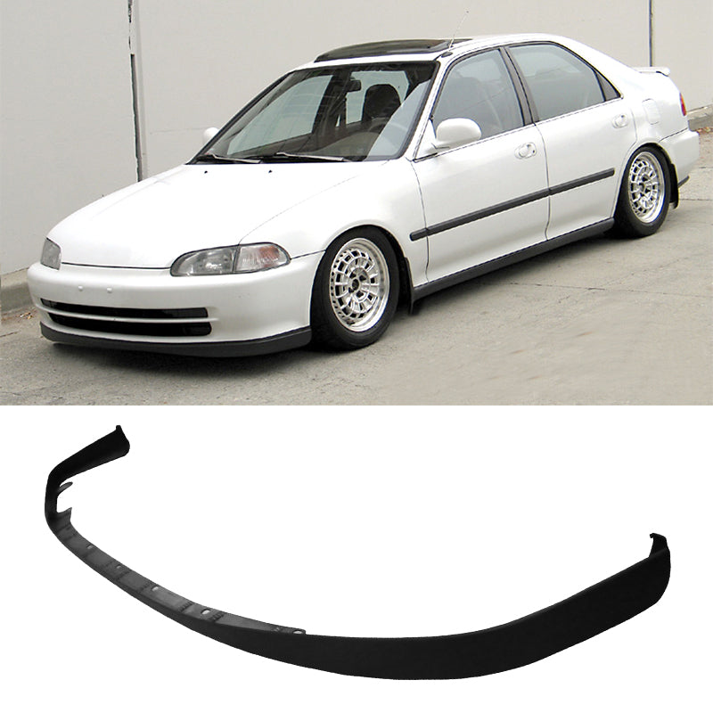 Rear Diffuser & Front Lip For 1992-1995 Honda Civic PU Unpainted