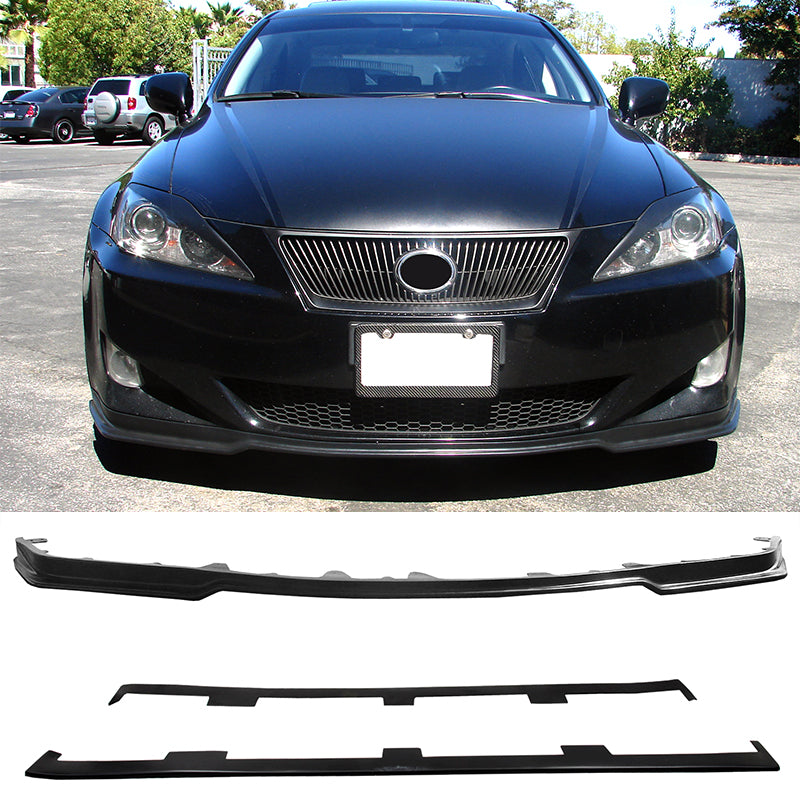 Side Skirts & Front Lip For 2006-2008 Lexus IS250 IS350 JDM PM Style