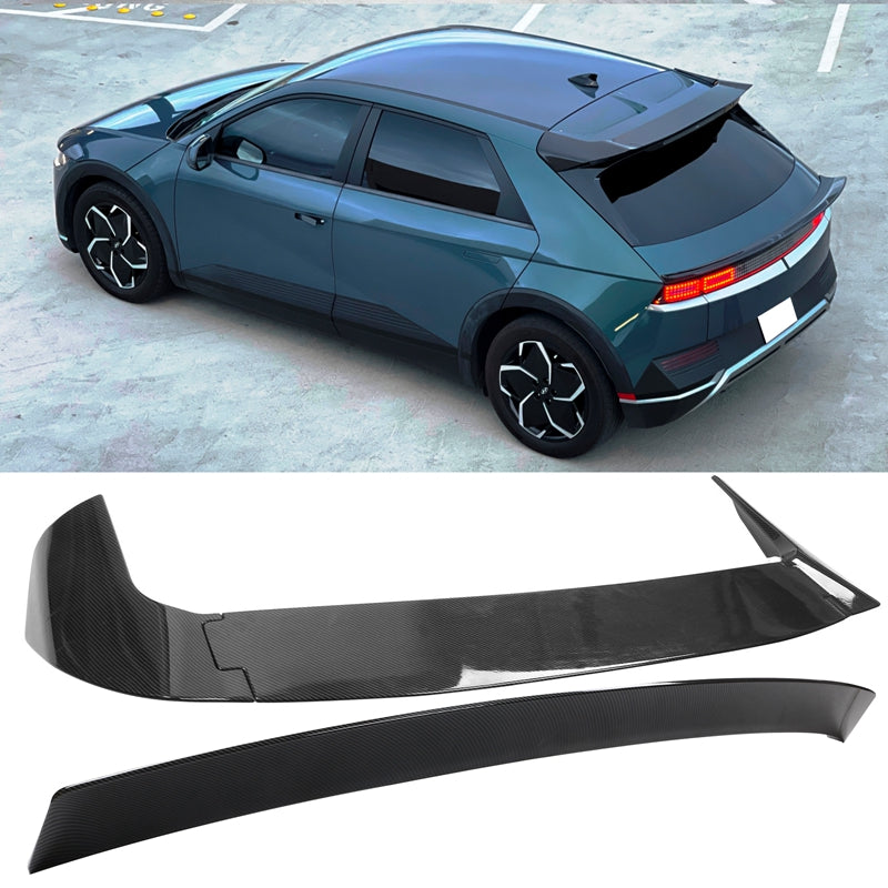 2022-2024Â Hyundai Ioniq 5 Carbon Fiber Print Trunk + Roof Spoiler ABS