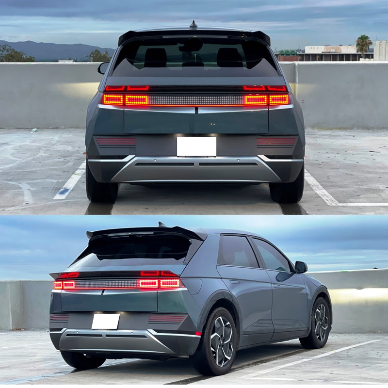 2022-2024Â Hyundai Ioniq 5 Carbon Fiber Print Trunk + Roof Spoiler ABS