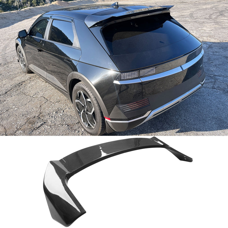 2022-2024Â Hyundai Ioniq 5 Carbon Fiber Print Trunk + Roof Spoiler ABS