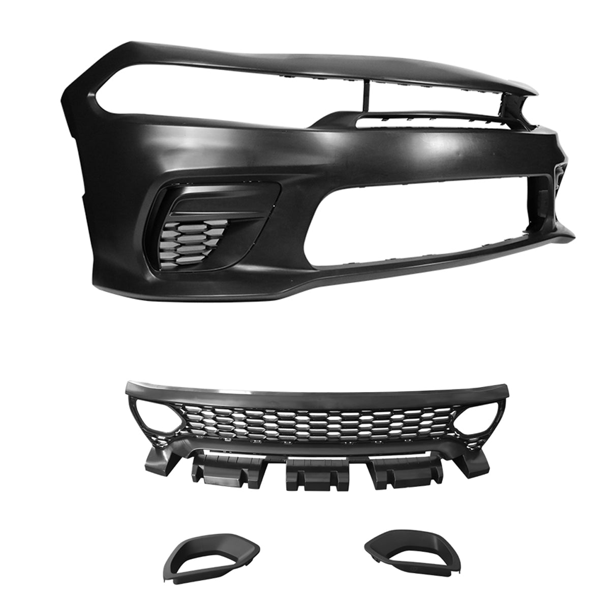 2015-2023 Dodge Charger Rear & Front Bumper Yellow Lip Diffuser