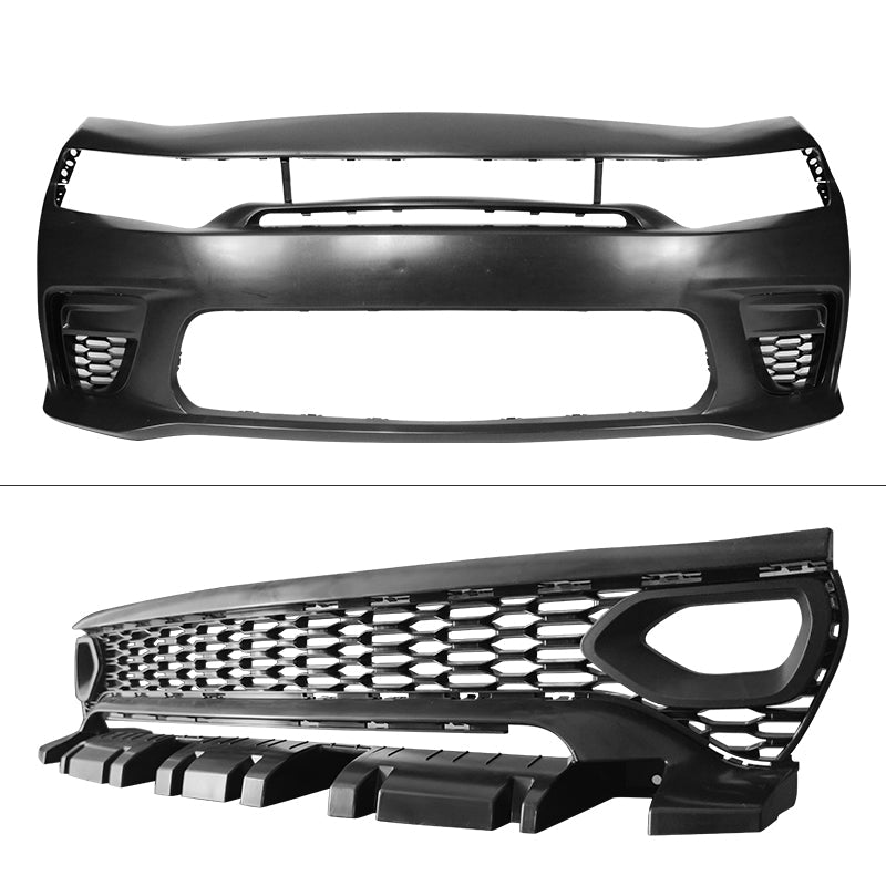 2015-2023 Dodge Charger Rear & Front Bumper Yellow Lip Diffuser
