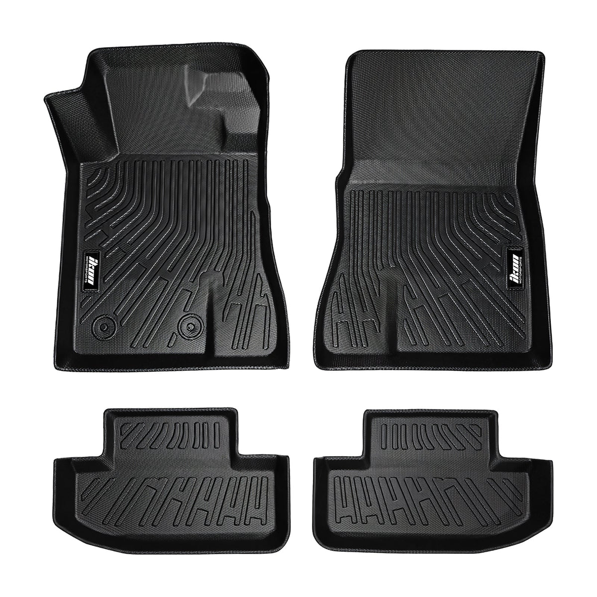 2015-2023 Ford Mustang 3D Floor Mats All Weather Trunk Carpets TPE