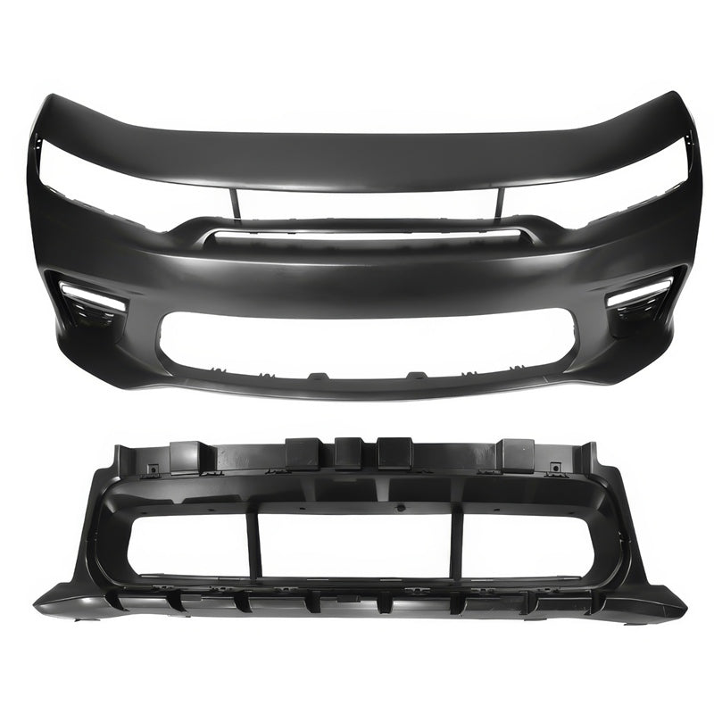 2015-2023 Dodge Charger Widebody SRT Black LED Front Bumper Kits PP