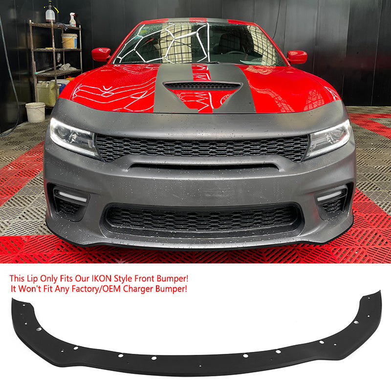 2015-2023 Dodge Charger Front Bumper Cover Grill LED Widebody Black P
