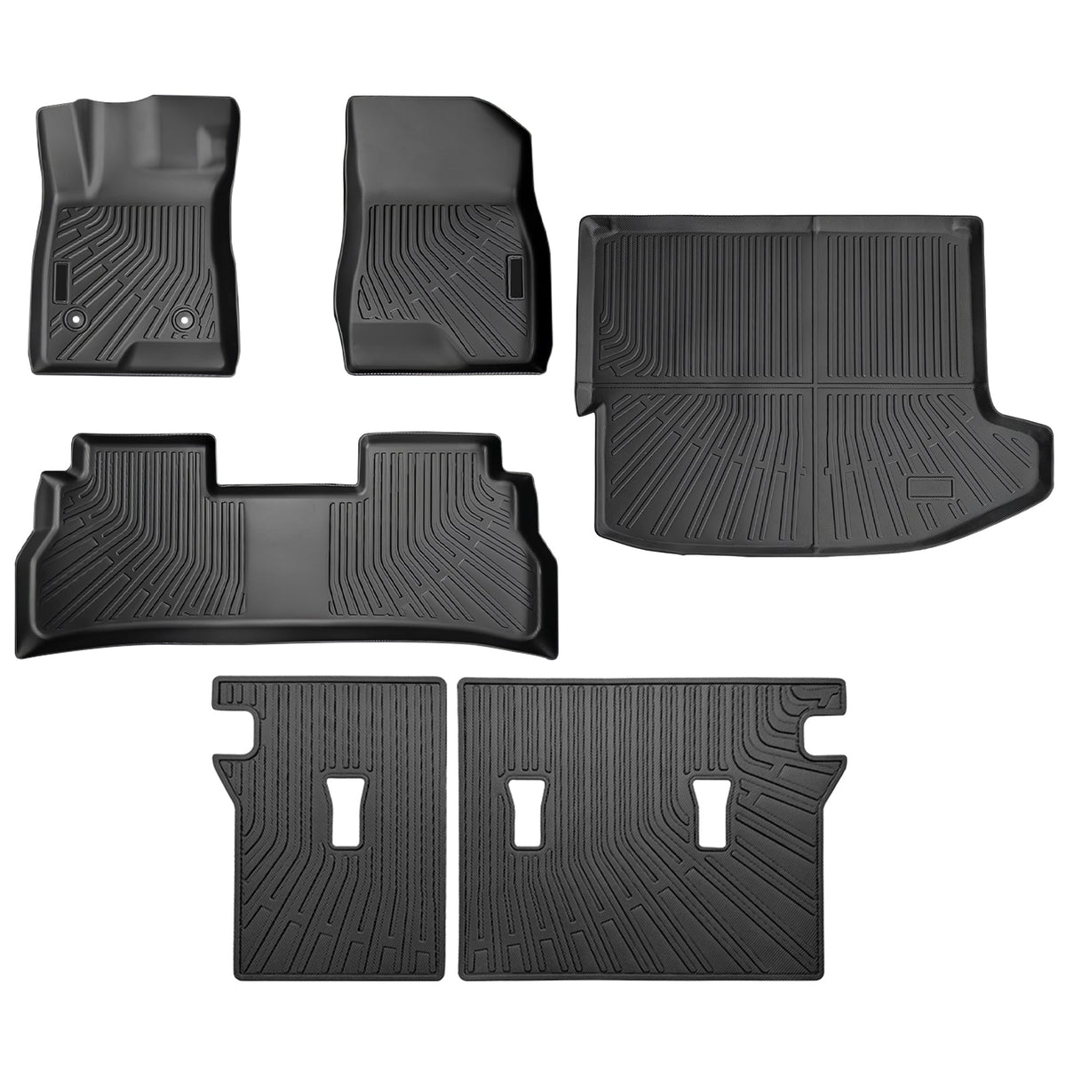 2024-2025 Chevrolet Trax 3D TPE Floor Mat& Trunk Mat& Backrest Mats
