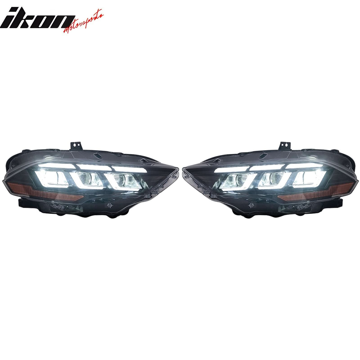 2018-2023 Ford Mustang Dark Horse Bumper Cover Switchback Headlight PP