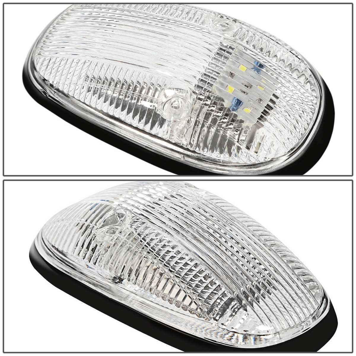 1999-2002 Dodge Ram 2500/3500 Chrome Amber LED Cab Light