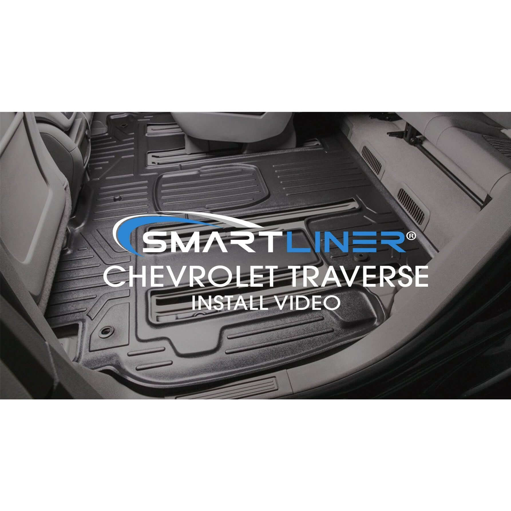 SMARTLINER Custom Fit Floor Liners For 2018-2023 Chevrolet Traverse (with 2nd Row Bench Seat)