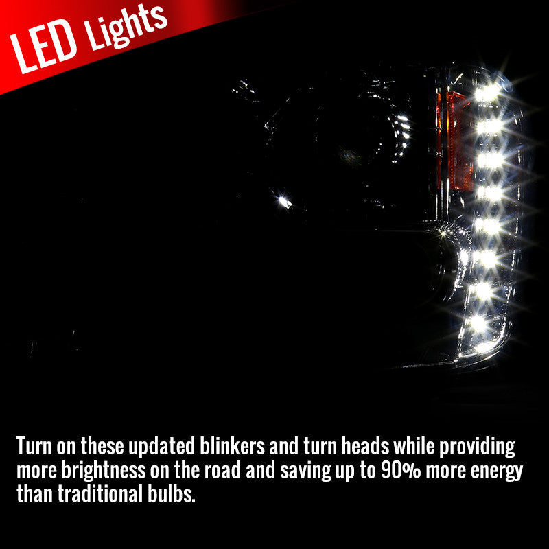 Spec-D 02-09 Chevy Trailblazer Projector Headlights Smoked