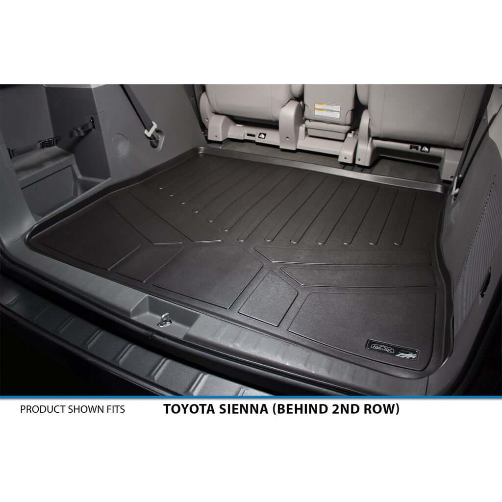 Smart Trim™ Floor Liners For 2013 2020 Sienna 7 Passenger Model with Power Folding 3rd Row Seats