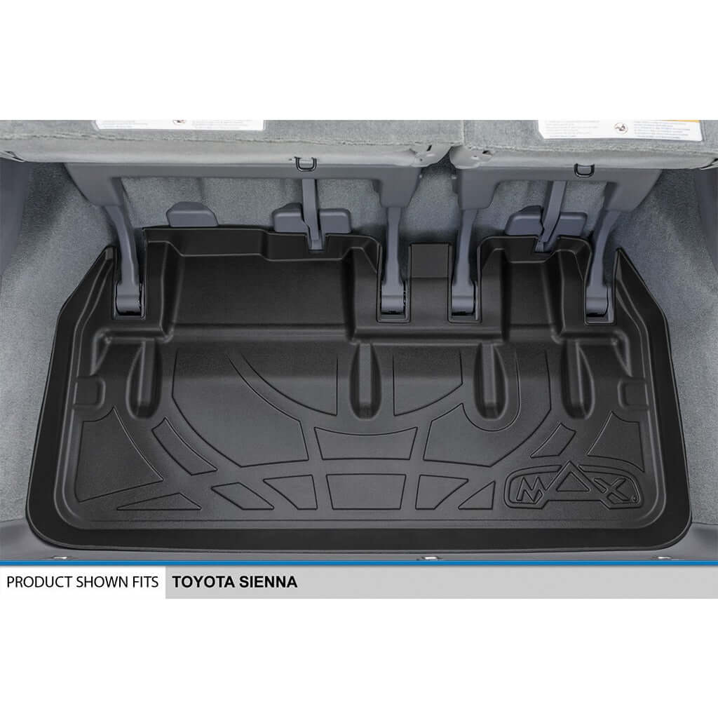 SMARTLINER Custom Fit Floor Liners For 2013-2020 Toyota Sienna (8 Passenger Model)