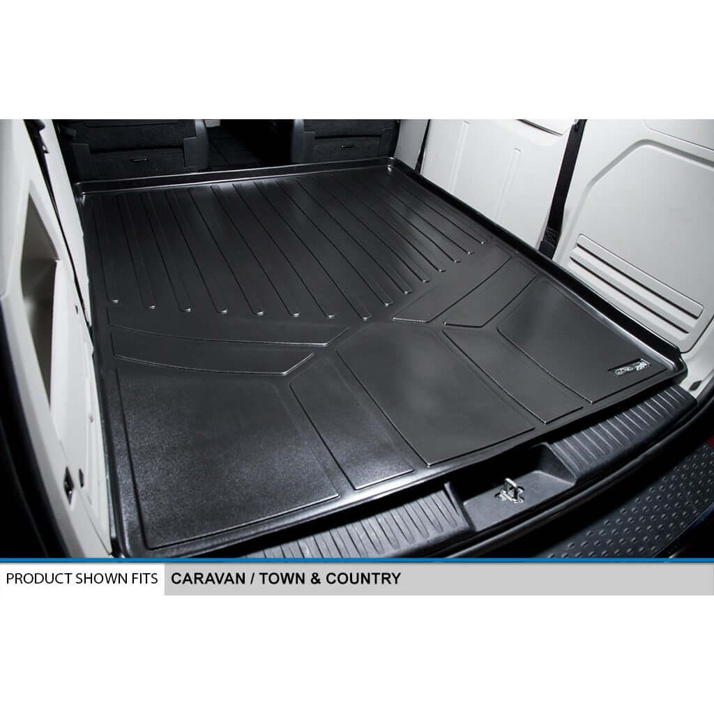 Smart Trim™ Floor Liners For 2013-2020 Dodge Grand Caravan (2nd Row Bucket) (1st Row Console)