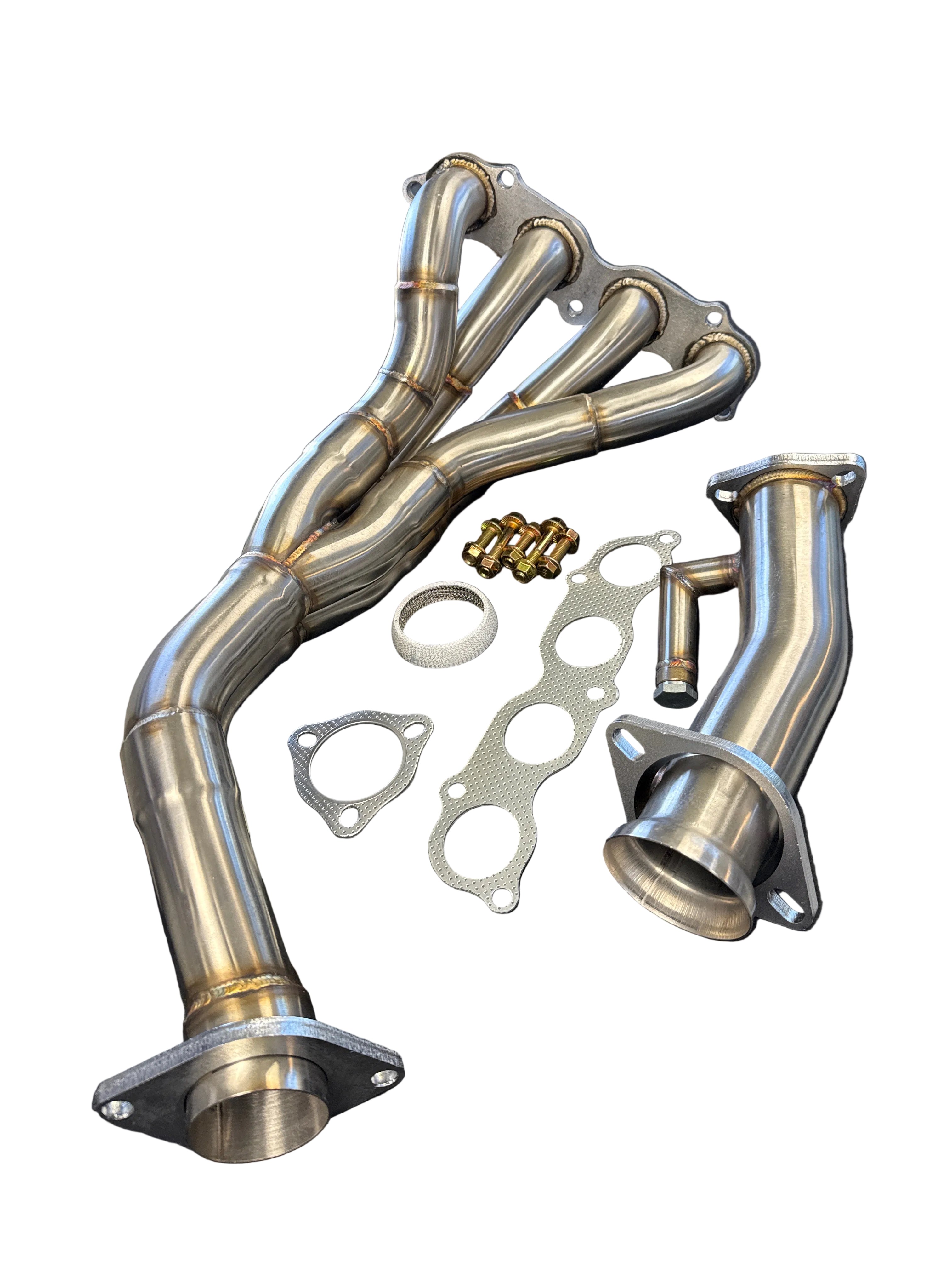 SPDZ1 K24 High-Flow Tri-Y Header with High-Flow Connection Pipe | 2002-2006 Honda CR-V RD4 & 2003-2011 Honda Element | K24