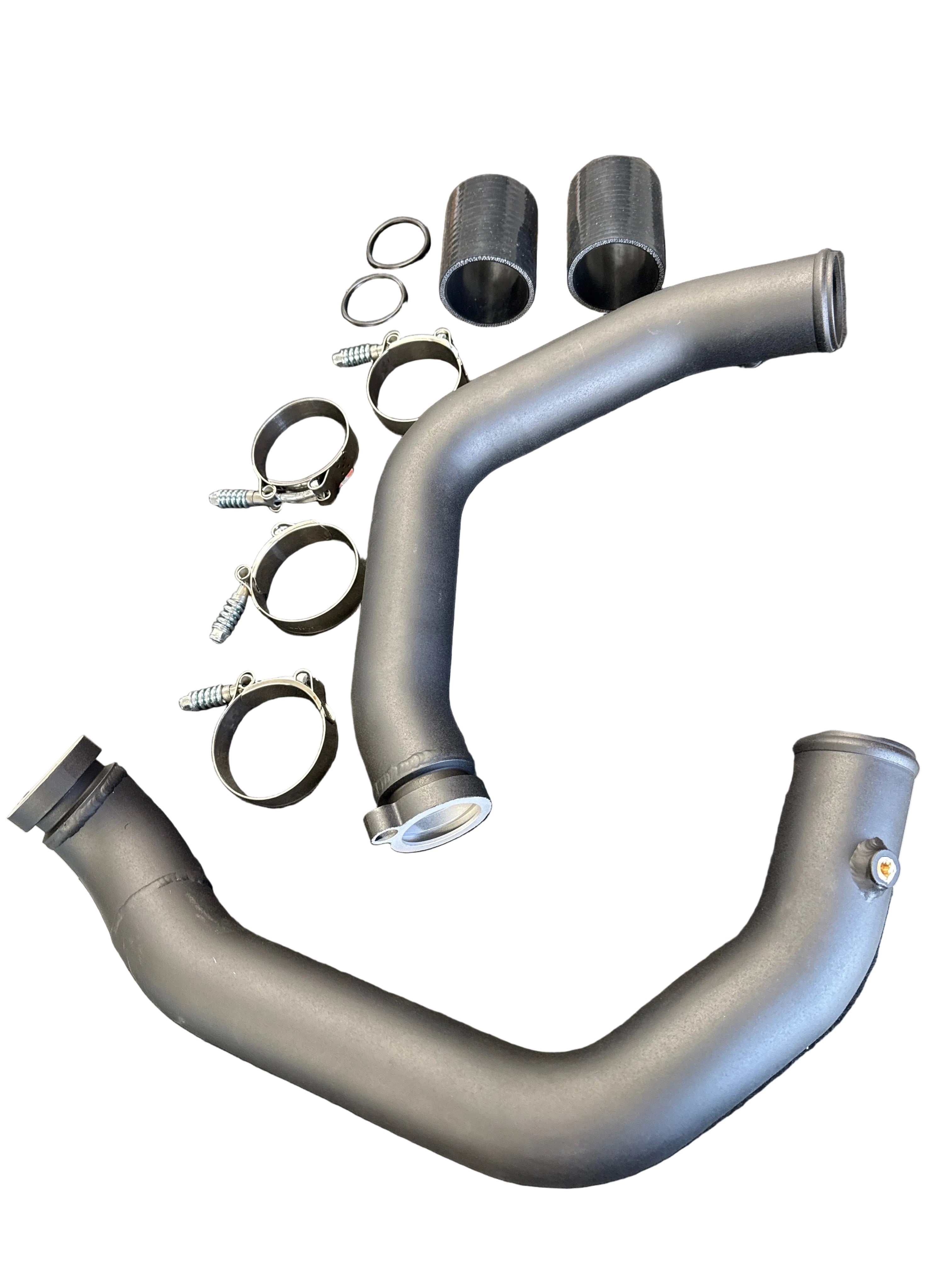 SPDZ1 Aluminum Charge Pipe Upgrade Kit | BMW M3, M4 & M2 Competition S55 | F80 F82 F83 F87 | 2015-2020 | Black