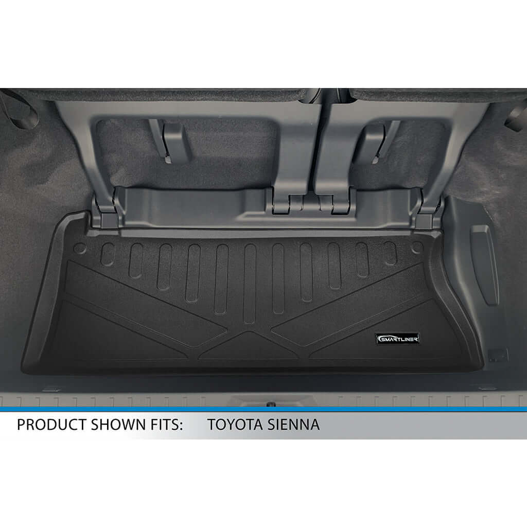 SMARTLINER Custom Fit Floor Liners For 2021-2026 Toyota Sienna with 2nd Row Bench Seat