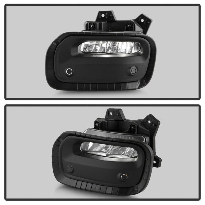 SPYDER Dodge RAM 1500 2025+ OEM Style Full Led Fog Lights W/ Switch- Set FL-DR2025-15-LED-C 9055461