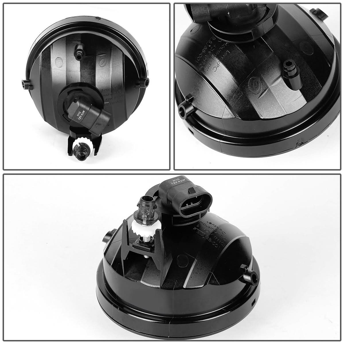 04-16 Toyota Multi-Model H10 Fog Lights Clear Lens No Switch