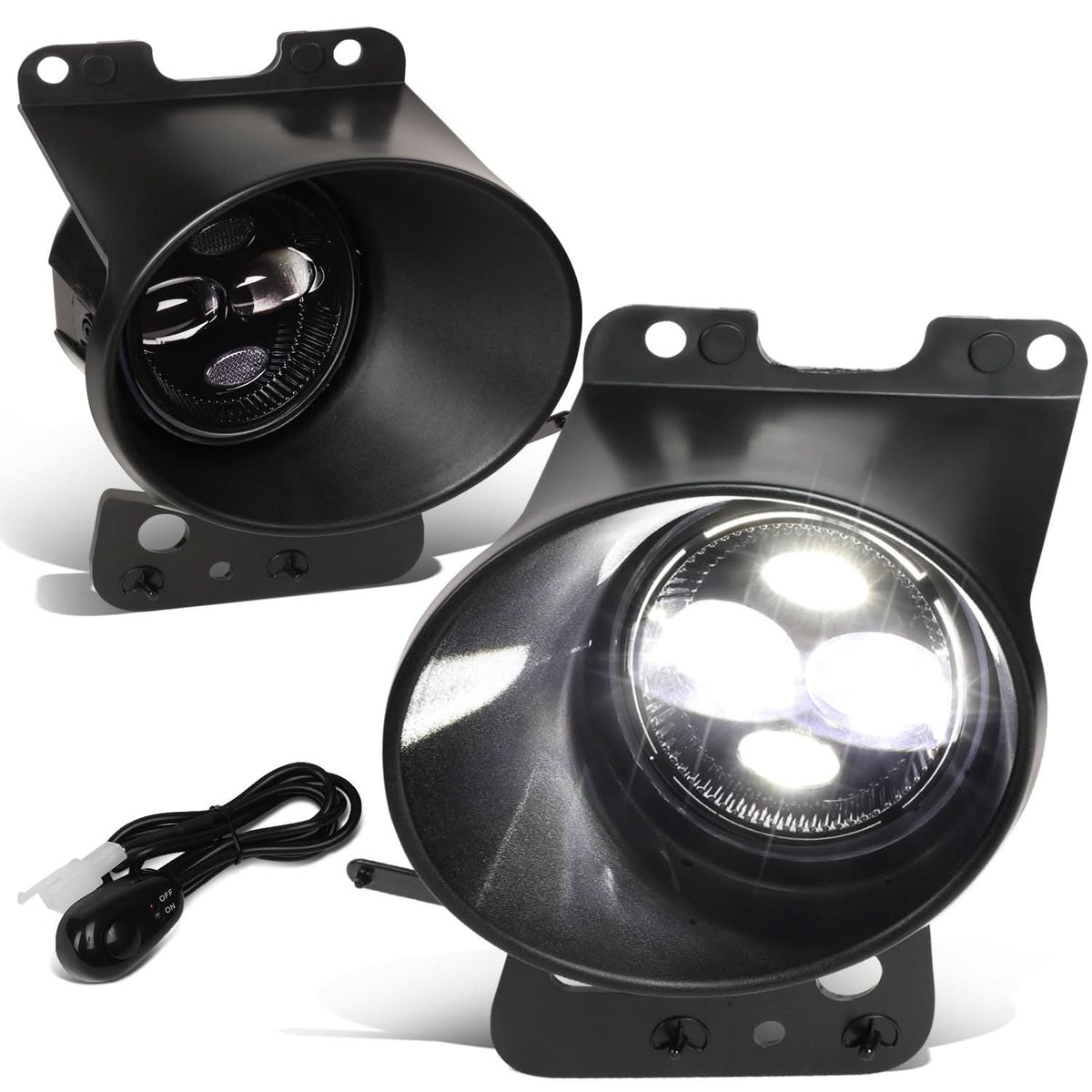 2005-2008 Ford F-150 / Lincoln Mark LT Chrome Clear Fog Lights