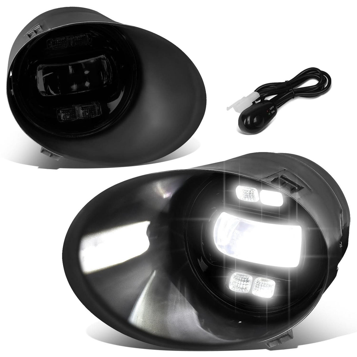 07-14 Toyota Tundra LED Fog Lights - Steel Bumper Models Only