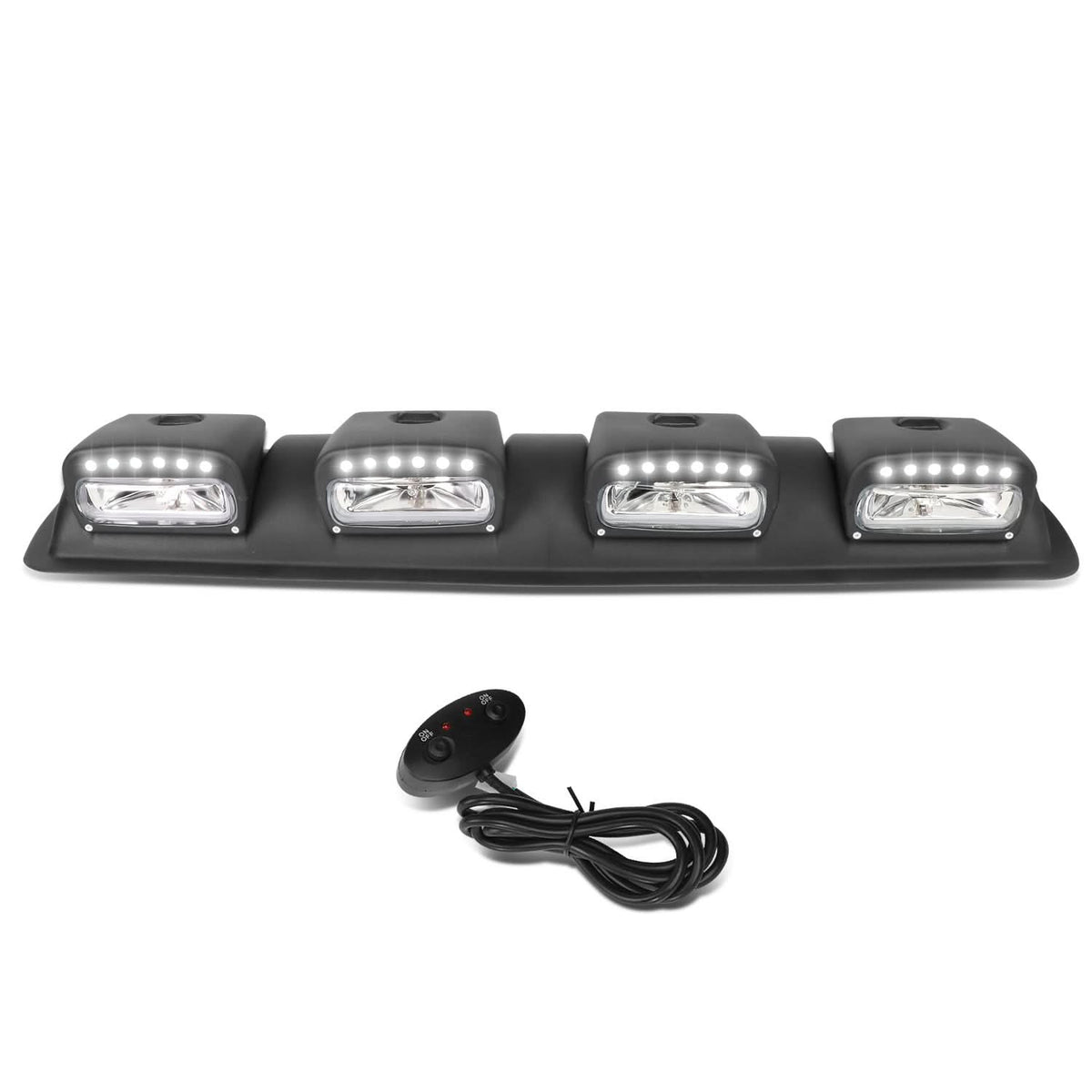 Universal 38" Roof Mounted Fog Lights - 24 LED with H3 Bulb