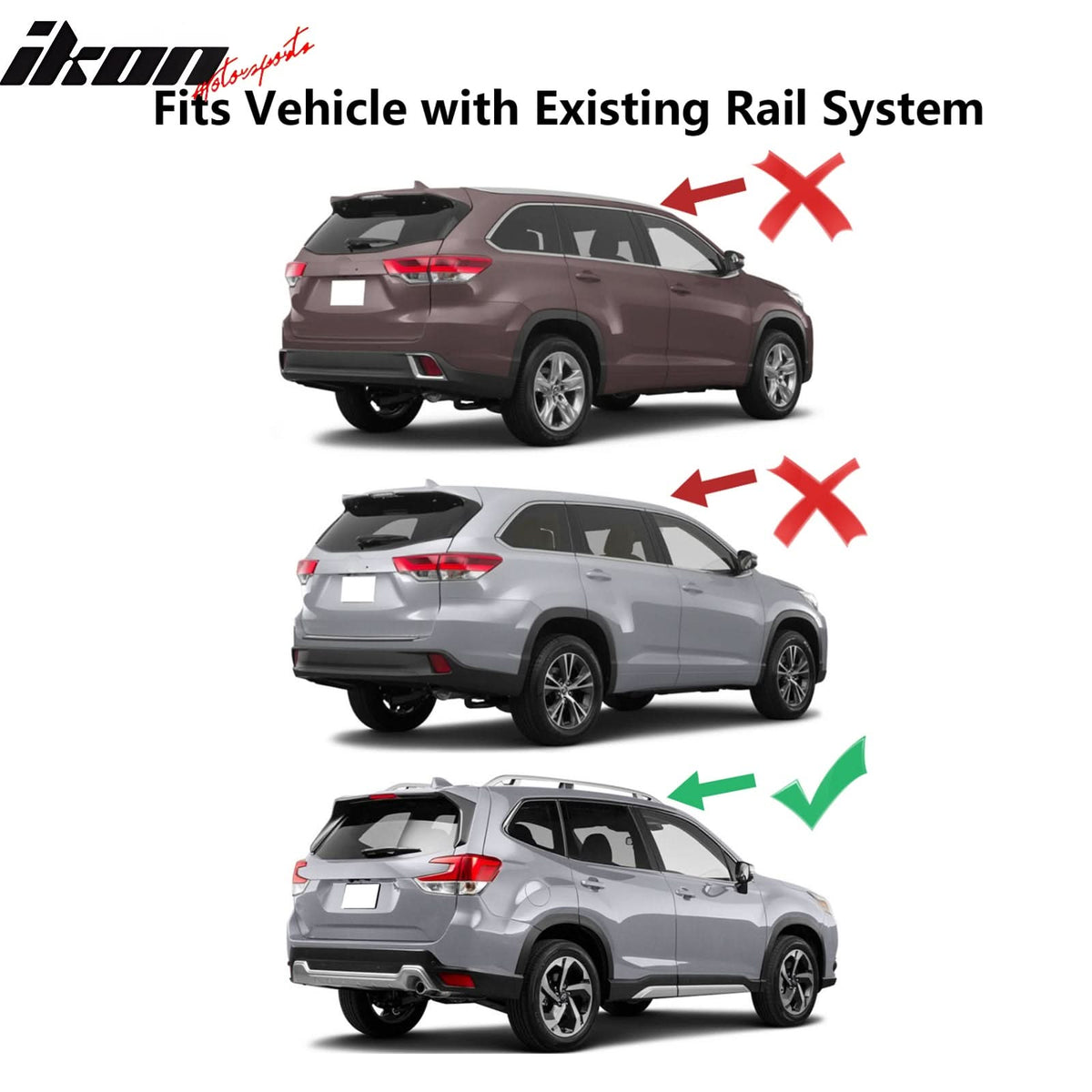 Universal Silver Roof Rack Cross Bar Cargo Luggage Carrier Aluminum