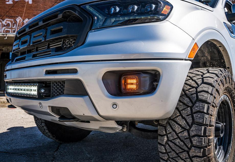 LED Fog Light POD Replacement Brackets Kit | Ford Ranger 2019-2025