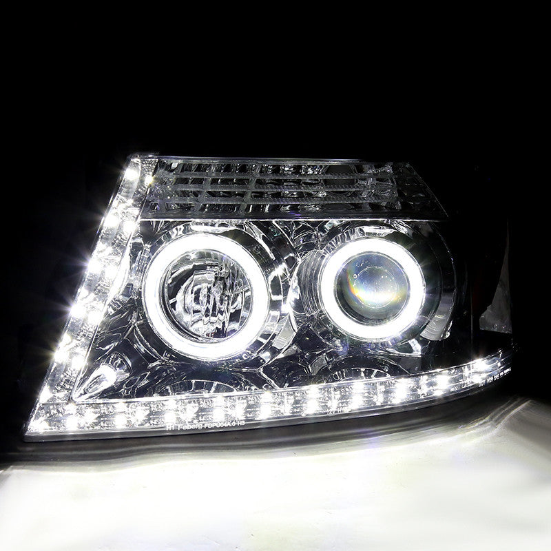 Spec-D 04-08 Ford F-150 / 06-08 Lincoln Mark Headlight R8 Strip Chrome