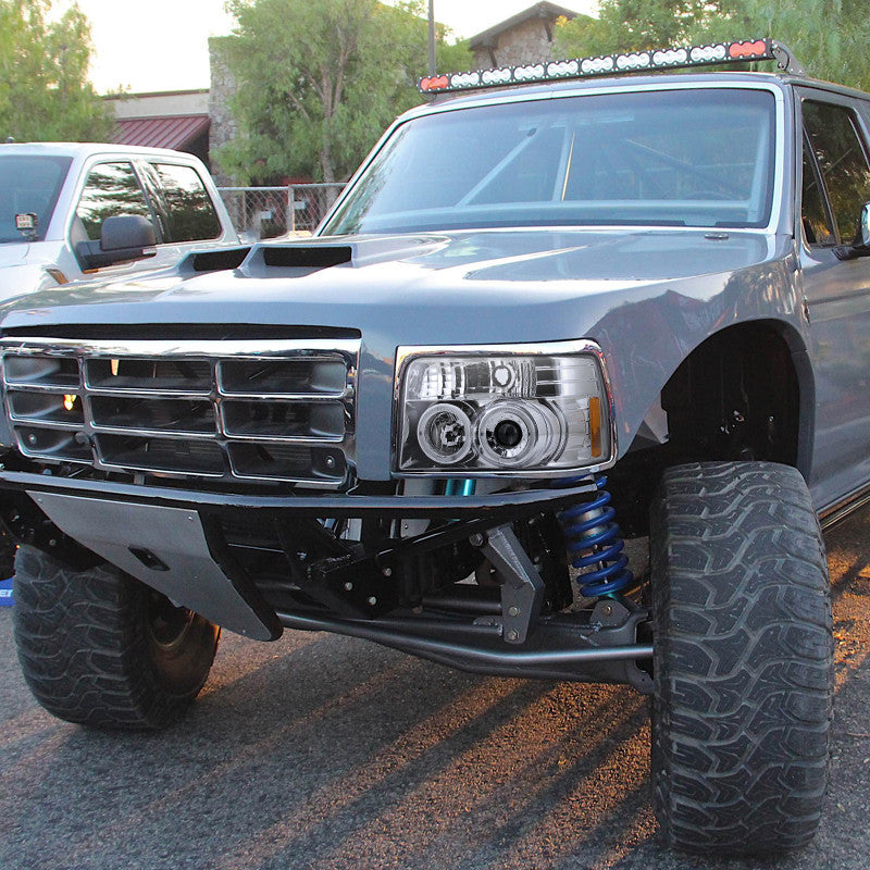 Spec-D 92-96 Ford F150 F250 Bronco Projector Headlights Chrome
