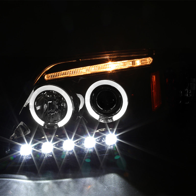 Spec-D 97-04 Ford Expedition F150 Headlights Black/Smoked