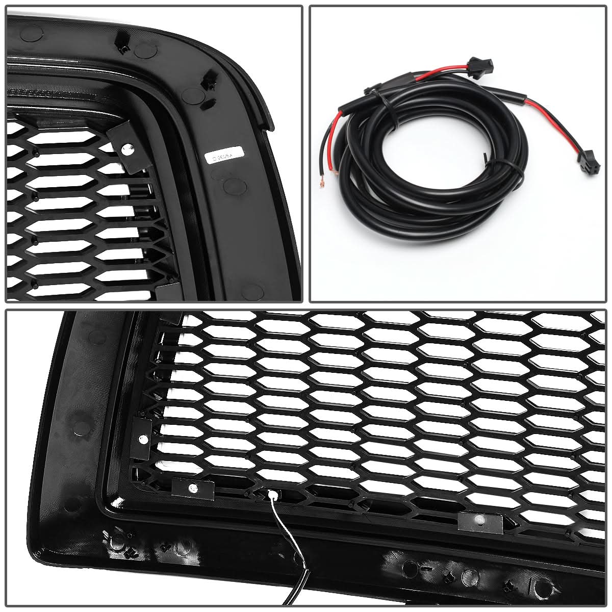 2009-2012 Dodge Ram 1500 Honeycomb Style LED DRL Grille - Black