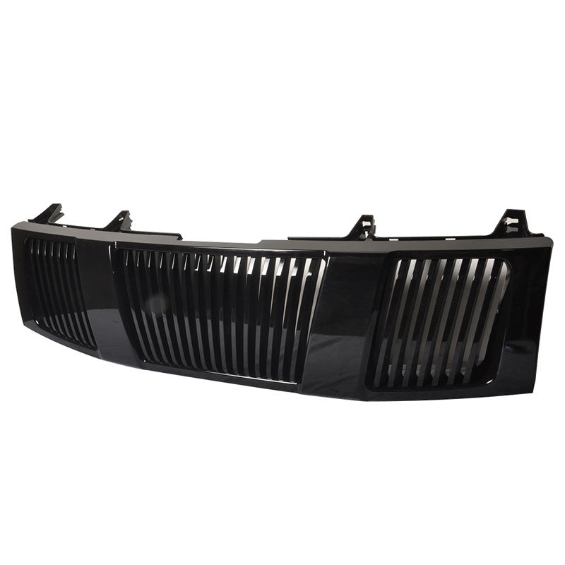 2004-2007Â Nissan Titan Front Hood Grille Vertical Style Black ABS