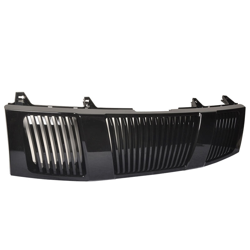 2004-2007Â Nissan Titan Front Hood Grille Vertical Style Black ABS