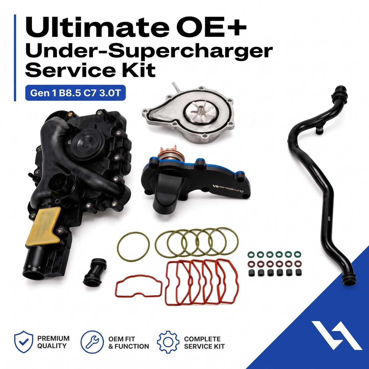 OE Ultimate Under Supercharger Kit (Audi 3.0T Gen 1 B8.5 & C7)
