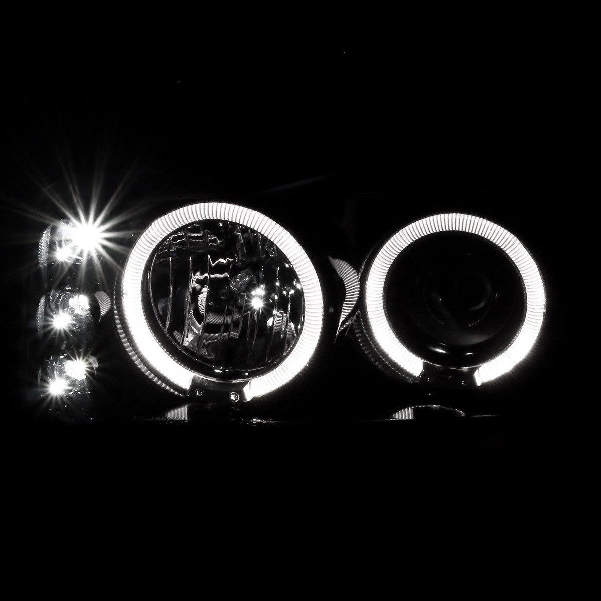 Spec-D 00-06 GMC Denali Dual Projector Headlights Black