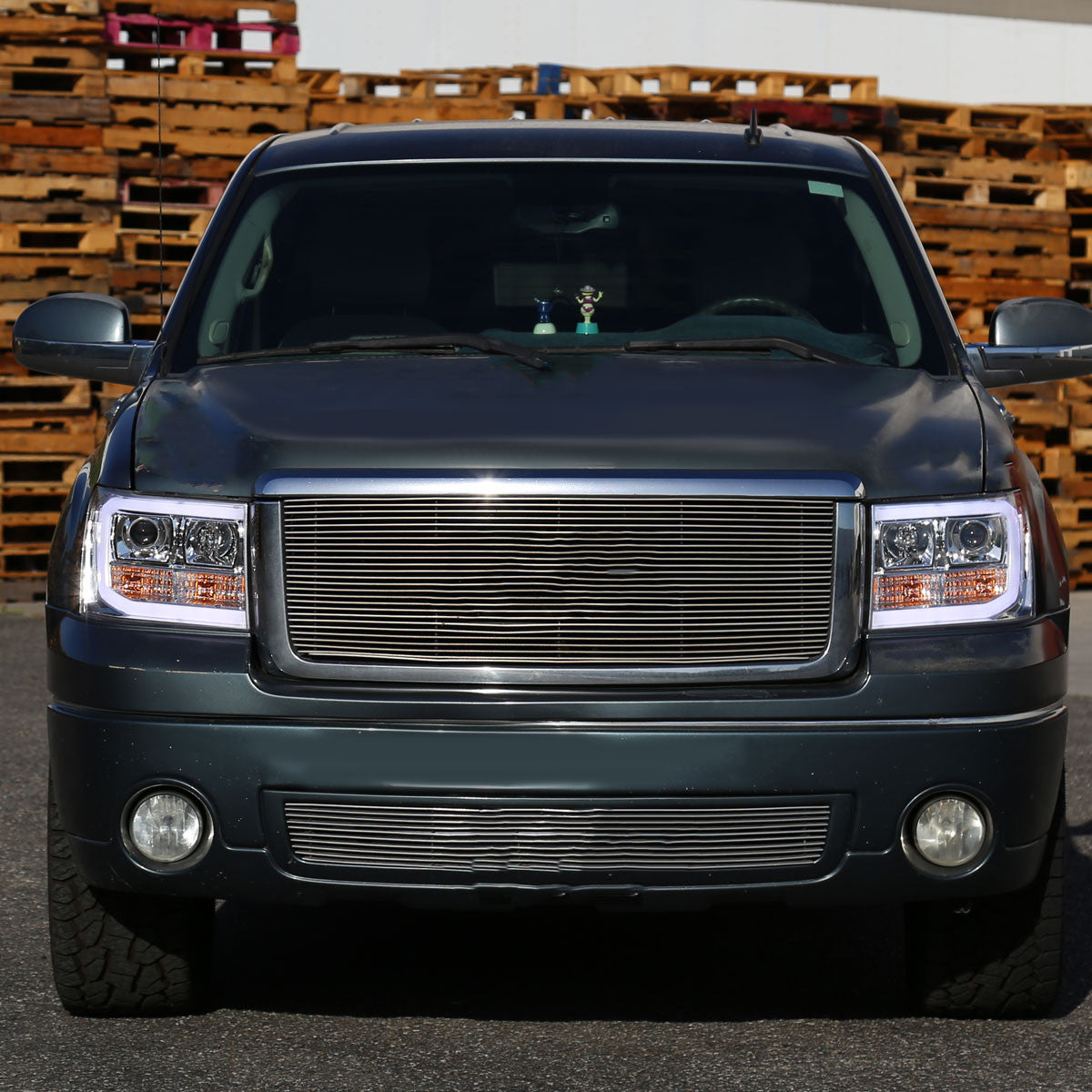 Spec-D 07-14 GMC Sierra Projector Headlights Chrome