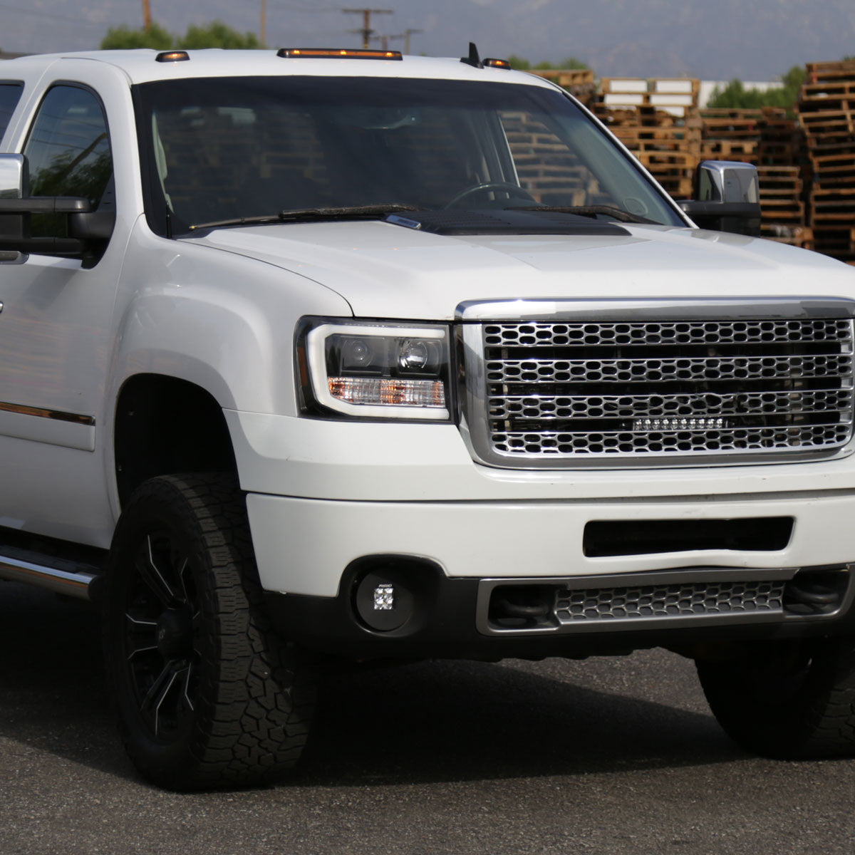 Spec-D 07-14 GMC Sierra 1500 Projector Headlights Black/Clear