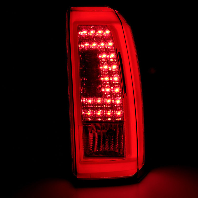 Spec-D 15-20 GMC Yukon Tail Lights LED Chrome/Red/Clear