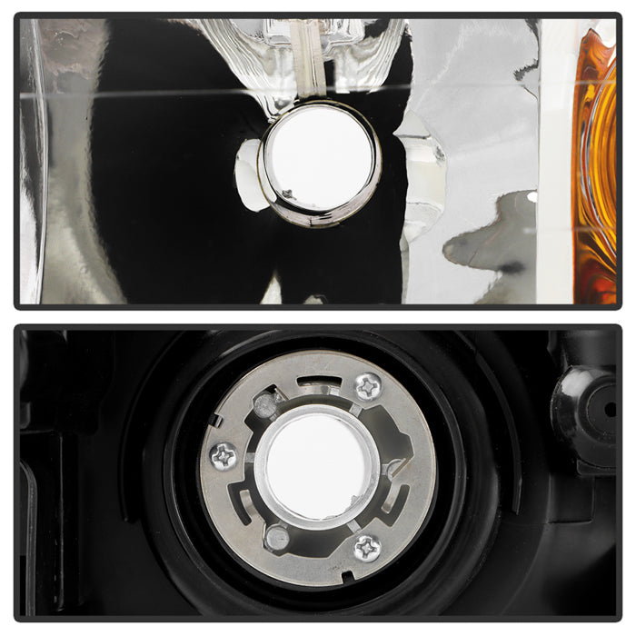SPYDER 00-02 Saturn L Series OEM Style Headlights - Set - Chrome (HD-JH-SALS00-AM-C) 9054785