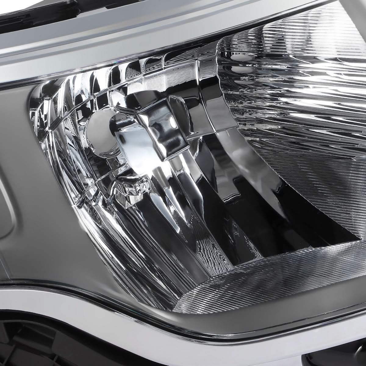 2013-2019 Ford Flex Black Housing Clear Corner Headlights