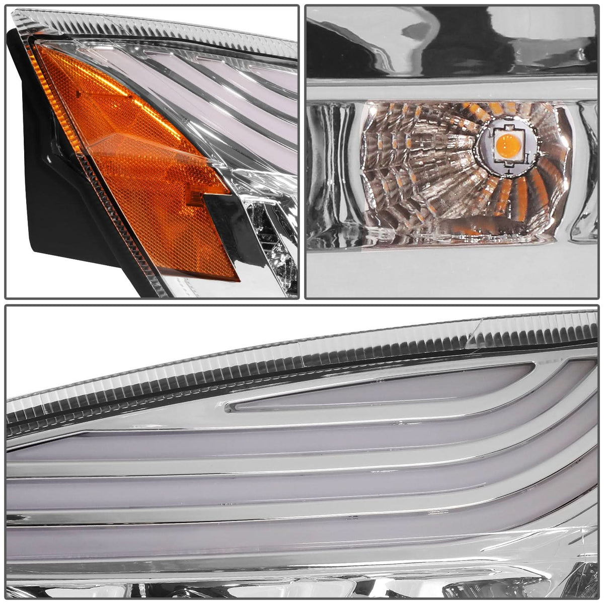 2018-2021 Freightliner Cascadia Chrome Headlights