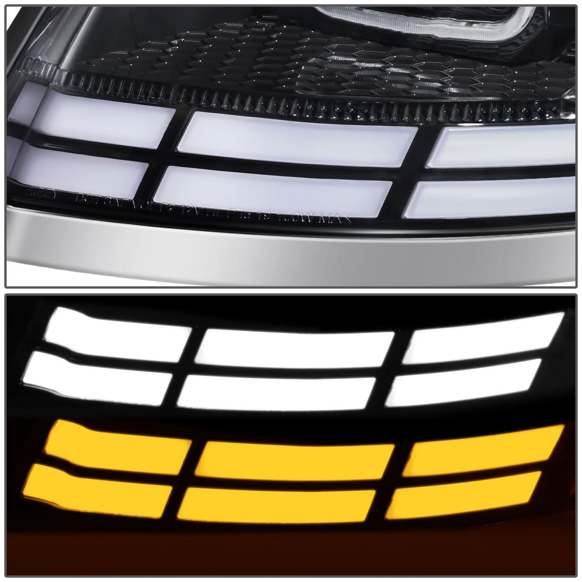 04-18 Volvo VN VNL LED RGB DRL Sequential Turn Signal Headlights